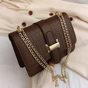 Bolso de mano informal retro para mujer bolsos de cuero de moda para mujer