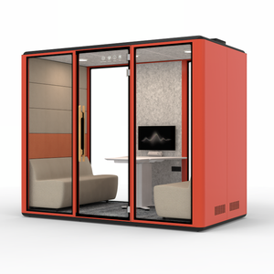 Bureau moderne Cabine <span class=keywords><strong>téléphonique</strong></span> Pod Salle acoustique Insonorisée pour réunions commerciales Espace privé Immeuble de bureaux modulable - Product Image 5