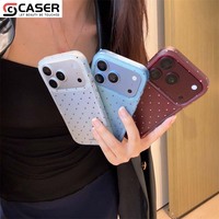 Coque de téléphone mignonne à pois pour iPhone 18 17 16 15 Pro Max, en TPU souple antichoc, style coréen INS