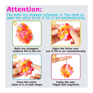 Juego de Juguetes Sensoriales de Silicona POPIT de Alta Calidad y Durabilidad, Proveedor Verificado, Fabricante, Regalos Sensoriales Personalizables, Juguetes para Aliviar el Estrés - Product Image 5