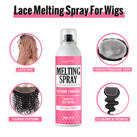 Spray de colle pour perruque adhésive Lace Bond pour débutants 180ml Spray de fusion de dentelle sans colle