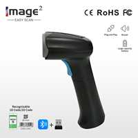 HC-780B, la Versión Profesional, Lector de Códigos de Barras Inalámbrico 2.4G 1D 2D QR, Adecuado para Almacenes y Hospitales