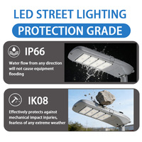 Lampadaire LED extérieur XINDECO, étanche IP66, 60W-360W, SMD5050, 150lm/W, CRI élevé, 3000-6500K, garantie 5 ans, pour rues urbaines