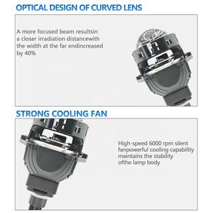 IDISON T11W gris personnalisé 12V 75W phare Angel Eye 6500K feux de conduite lentille de projecteur pour voiture pour modèles X5 Prius 2 ans - Product Image 4