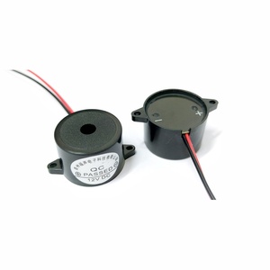 Zumbadores Piezoeléctricos Activos de CC de 12 V y 90 dB, 23 mm x 16 mm, Montaje en Panel, 3500 Hz, con Cables, Sonido Fuerte para Advertencia, Modelo 2316L - Product Image 1