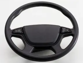 Housse de <span class=keywords><strong>volant</strong></span> sport en cuir premium 380 mm, design à quatre branches, compatible <span class=keywords><strong>Fiat</strong></span> <span class=keywords><strong>500</strong></span> Abarth 595 695 2016-2021 - Product Image 4