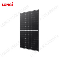 لوح شمسي LONGi Hi-MO 6 Explorer LR5-54HTH بتقنية PERC وإطار أسود، وحدة طاقة شمسية 425 واط 430 واط 435 واط 440 واط