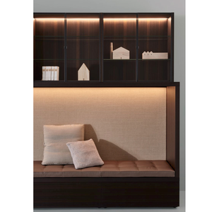 Garantía de fábrica Película PET Tablero <span class=keywords><strong>OSB</strong></span> MDF Madera Sala de estar Gabinete de almacenamiento Vitrina Gabinetes para sala de estar Belleza general - Product Image 6