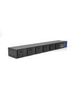 监控式 PDU 6 插座 220V 10A 中国标准 8 端口 带定时器 浪涌保护 日志记录 报警 MQTT Modbus DHCP 服务器机架