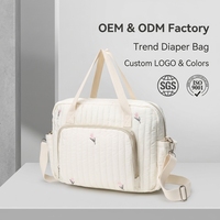 Luxe grand personnalisé nouveau voyage maman couche épaule stockage maman couche organisateur coton matelassé bébé hôpital sac