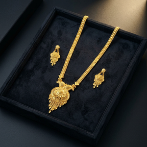 Wholesale 14K 18K 24K Micro Gold Fashion Long Jewelry Set, Traditional Long Necklaces Set, Brass Micro Forming Long Jewelry Set. - Product Image 3
