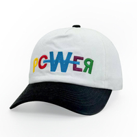 Sombrero deportivo de algodón 100%, sombrero Vintage bordado con abullonado 3D, gorra de papá de 6 paneles, gorra de béisbol de dos tonos con logotipo personalizado desgastado