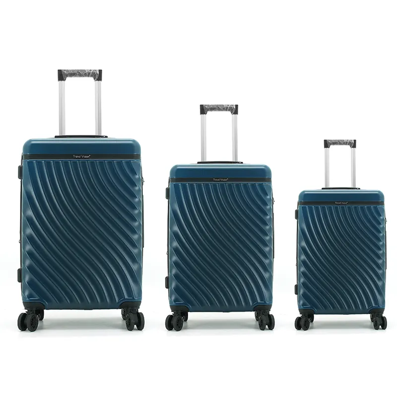 Набор чемоданов на колесах из АБС-пластика, чемодан с вращающимися колесами и косметическим чемоданом