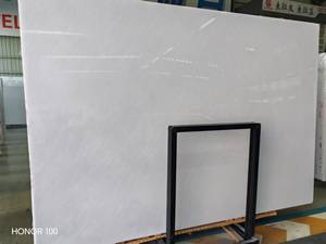 מדרגות וילה מודרניות משיש לבן טבעי לחדר שינה, סלון, אולם, פינת אוכל, לוחות שיש קריסטל טבעי - Product Image 6