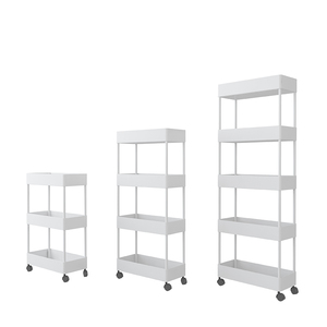 Metalen Opbergrek Kleine Ijzeren Kar Voor Slaapkamer Badkamer Keuken Of Kinderkamer Beweegbare Baby Benodigdheden Organizer - Product Image 1