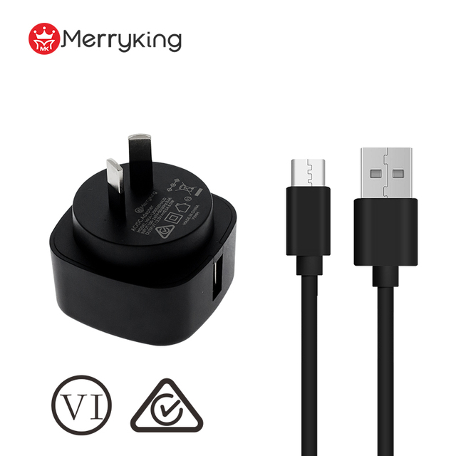 RCM SAA CB Approved 5v Usb Power Supply 5v 2a Charger Micro Usb for Australia New Zeeland Market
