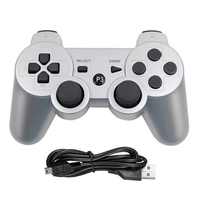 Manette de jeu vidéo sans fil pour PS3, manette de jeu BT, manette de jeu, joystick avec câble USB, plusieurs couleurs