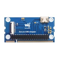 Adaptor Papan Ekspansi Waveshare Raspberry Pi Zero 2W ke CM3, Solusi Alternatif yang Mudah Dipasang untuk Raspberry Pi CM3 / CM3+