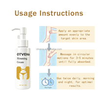 OTVENA Crème Amincissante et Raffermissante au Gingembre pour le Corps, Traitement Anti-Cellulite, Resserrement du Ventre, des Jambes et des Bras