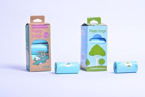 Bolsas Biodegradables Certificadas para Excremento de Perro, Personalizables, Compostables, con Empaque Personalizado, OEM ODM - Product Image 4