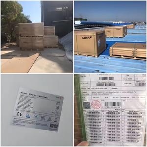 Paneles Solares Aiko Certificados Tipo N <span class=keywords><strong>Abc</strong></span> 650W 660W 670W 675W 680W Panel Solar Monocristalino <span class=keywords><strong>de</strong></span> Doble Vidrio para <span class=keywords><strong>Electricidad</strong></span> Doméstica - Product Image 4