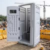 Toilettes mobiles à vendre, sanitaires portables robustes et résistants à la corrosion pour projets de construction de cabines