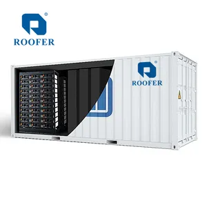 1.5Mw Lithium Batterij Zonne-Energie Batterij Systeem Container 300 Kwh 1 Mwh 3 Mwh Container Energie-Opslagsysteem