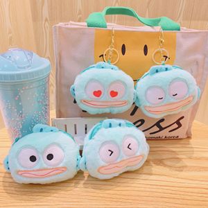 Portamonete Peluche Hangyodon con Portachiavi, Simpatico <span class=keywords><strong>Personaggio</strong></span> a Forma di Pesce Cartone Animato, Mini Portafoglio Morbido Imbottito con Cerniera e Imbottitura in Cotone PP - Product Image 6