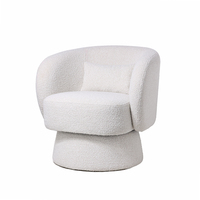 Modernes Minimalistisches Design Wohnzimmermöbel Bequemer Freizeit-Einzelsessel Komfortabler Sitzbereich Stoffsofa