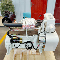 China modificado 6BT 5.9L 300hp 3000RPM Kit de conversión de motor marino con caja de cambios para barco de arrastre de potencia