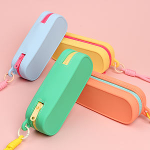 Silikon-Sonnenbrillen-Schutzhülle Langlebige Wasserdichte Brillen-Aufbewahrungstasche mit Reißverschluss Stoßfeste Brillenhülle - Product Image 3