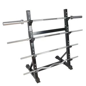Support d'haltères lourd stable d'haltérophilie à domicile commercial avec <span class=keywords><strong>barre</strong></span> de squat incurvée et banc d'haltères fixes de fitness pour hommes - Product Image 6