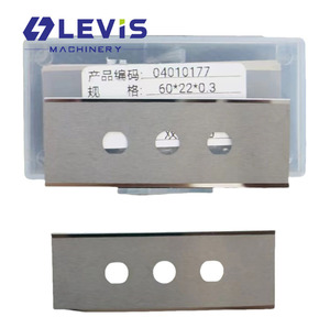 Hoja de máquina de acero al carbono de doble filo <span class=keywords><strong>LEVIS</strong></span> para cortar láminas envolventes de construcción, tres orificios de fábrica de ventas directas, origen de China - Product Image 1