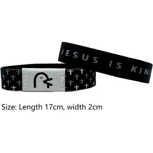 Venta caliente pulsera <span class=keywords><strong>de</strong></span> joyería <span class=keywords><strong>de</strong></span> moda pulseras portátiles con NFC Christian Religious Bible Verse pulsera para Mujeres Hombres - Product Image 2