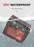 Baterai Lithium Motor Yauneidak High Performance LFP5L-BS 12.8V 4Ah CCA220, Sel Pouch Berdaya Tinggi, 3000 Siklus, Pengosongan 20C