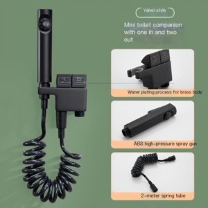 Современный двухфункциональный пуговичный распылитель для биде - Product Image 3