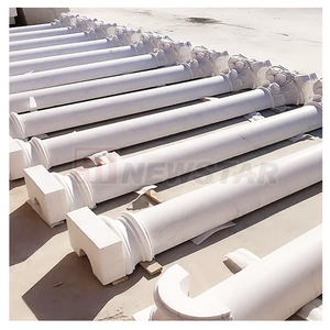 เสาหินโรมันออกแบบบ้านวิลล่าตกแต่งล็อบบี้วิศวกรรมโครงการคอลัมน์หินธรรมชาติเสากลวงสไตล์ย้อนยุค - Product Image 3