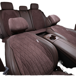 Fundas de Asiento de Coche de Terciopelo Impermeables y Transpirables 3D de Lujo para Negocios, Juego Completo Universal para <span class=keywords><strong>Audi</strong></span> <span class=keywords><strong>A4</strong></span> 4 Temporadas, Marca TT - Product Image 4