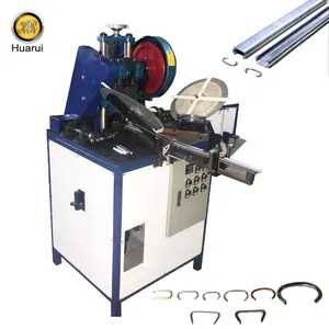 Professinal Manufacturer hot melt tapes hog ring / c shape nails making machine