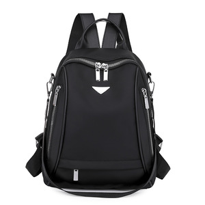 Custom Korean Oxford Cloth Large Capacity Sports <b>Waterproof</b> <b>Backpack</b> Lady Travel Double Shoulder Multi-purpose Leisure Students - Product Image 1