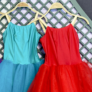 Robe de tutu de ballet pour filles, tenue de danse de scène, justaucorps classique, tutu de ballet pour enfants pour la performance et l'entraînement - Product Image 3