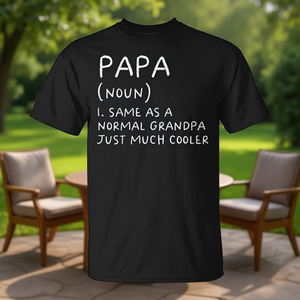 Papa Grandpa Definition <b>T</b>-<b>Shirt</b> For <b>Men</b> <b>Funny</b> Gift Dad <b>Shirt</b> - Product Image 3
