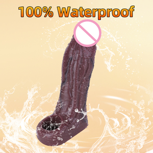 SXXY Kaffee Farbe Penis Ärmel Penis Extender Cock Ring Ärmel Penis vergrößerung Sexspielzeug Dickes Kondom Sex Enhancer für Männer - Product Image 6