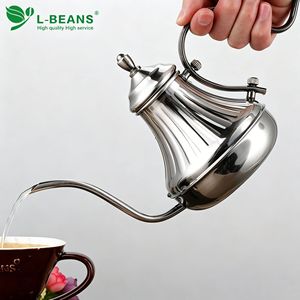 กาต้มน้ำ L-Beans Gooseneck ขนาด 450 ซีซี สแตนเลสสตีล สำหรับชงกาแฟแบบ Pour Over สไตล์เรโทร - Product Image 4