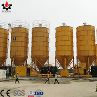 Silo à ciment mobile de 20 tonnes, marque SDDOM, 10 tonnes, 30 tonnes, 50 tonnes, 60 tonnes, 100 tonnes, silo à ciment en poudre à haute efficacité