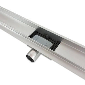 Dreno de Chuveiro de Saída Lateral de Alta Qualidade OEM em Aço Inoxidável Dreno de Chuveiro Invisível para Banheiro Dreno Retangular Longo - Product Image 5