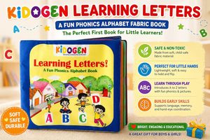 Libro de tela Kidogen Shapes And Shades para niños de 0 a 4 años, aprendizaje temprano de colores y formas, libro de tela suave - Product Image 5