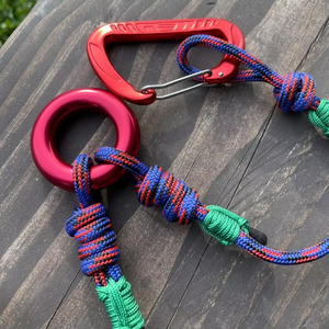 Correa para perro de escalada de montaña con mosquetón giratorio Correas para mascotas para compañeros leales para senderismo y paseos - Product Image 1