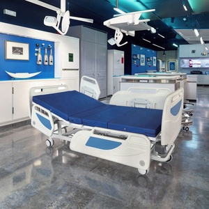 Lit d'hôpital manuel pliable et réglable en métal à 2 fonctions, de haute qualité, vente en gros d'usine, garantie de 2 ans pour usage en <span class=keywords><strong>clinique</strong></span> et hôpital - Product Image 5