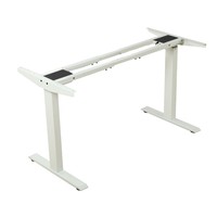 Cadre de bureau électrique à double moteur réglable en hauteur, pieds de bureau assis-debout robustes, vente en gros ODM OEM pour poste de travail à domicile